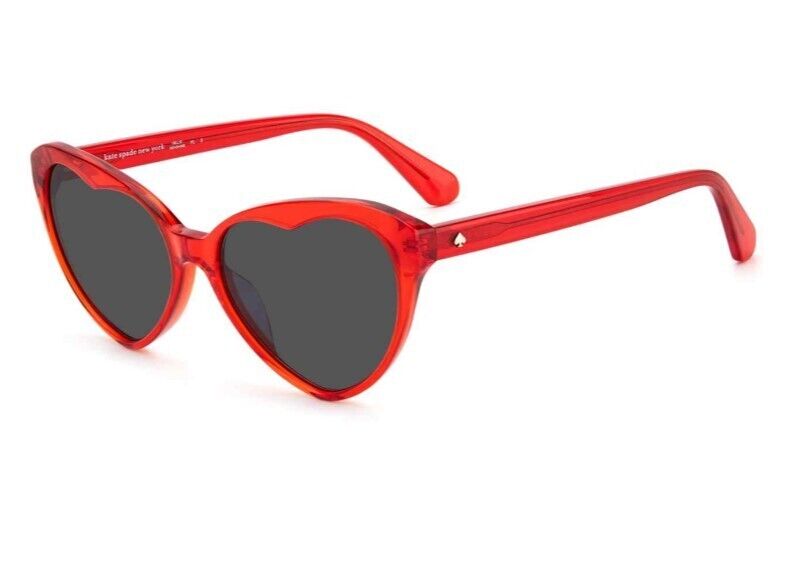 Kate Spade Velma/S 0C9A/IR Red/Grey Oversize Women's Sunglasses