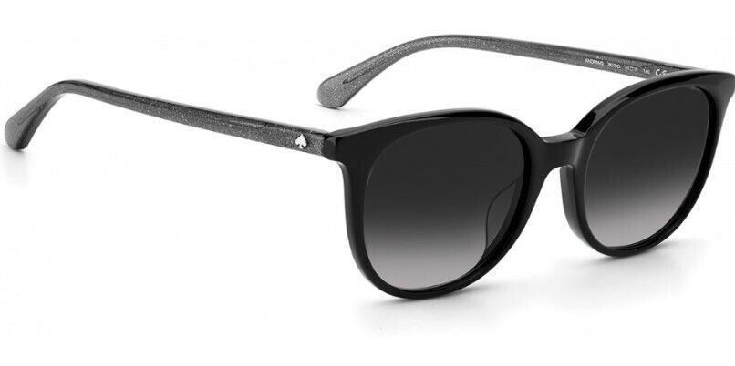 Kate Spade Andria/S 0807/9O Black/Grey Shaded Oval Women's Sunglasses
