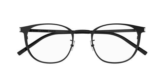 Saint Laurent SL 584 001 Black Round Unisex Eyeglasses
