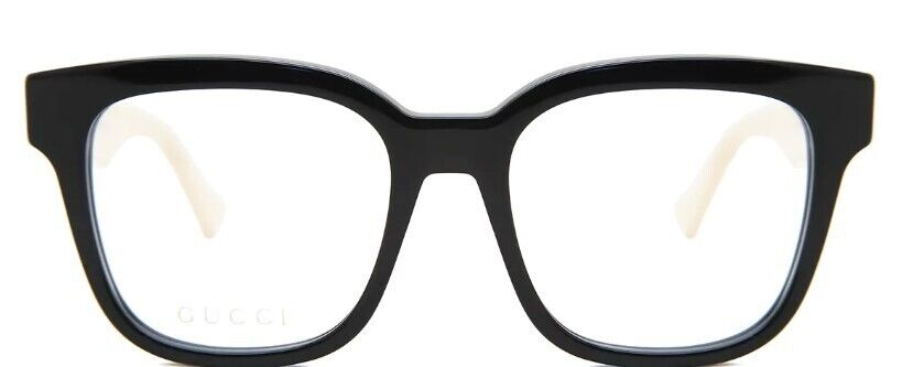 Gucci GG0958O 005 Black-White Square Women's Eyeglasses
