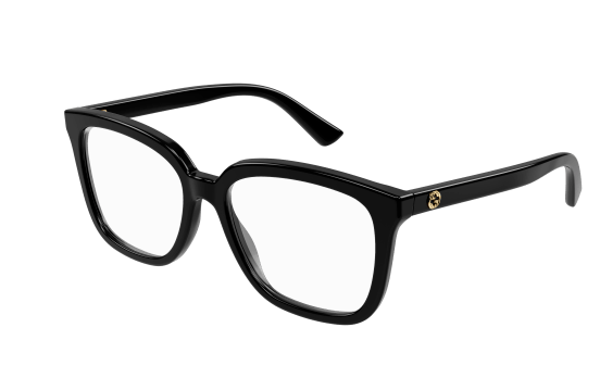 Gucci GG1319O-001 Black Rectangle Women Eyeglasses