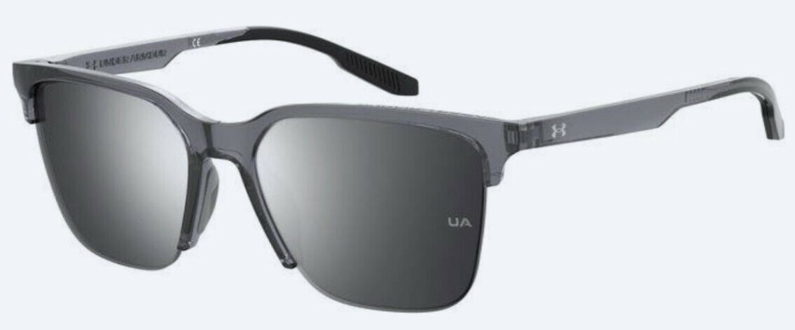 Under Armour UA-PHENOM 0CBL/T4 Crystal Grey/Silver Mirrored Unisex Sunglasses