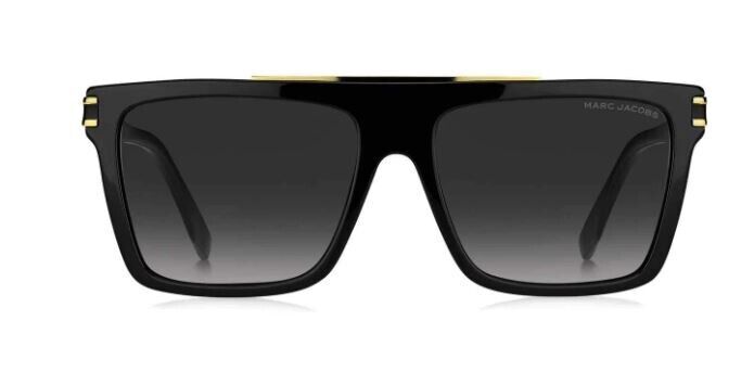 Marc Jacobs MARC-568/S 0807/9O Black/Grey Gradient Rectangle Men's Sunglasses