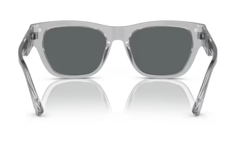 Versace 0VE4457 543287 Grey transparent/Dark grey Square Men's Sunglasses