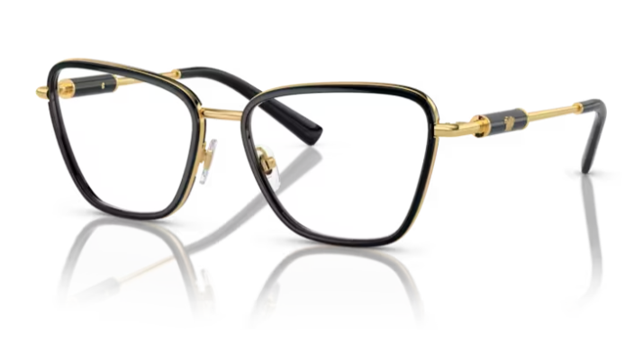 Versace VE1292 1438 Black 54MM Oval Women's Eyeglasses