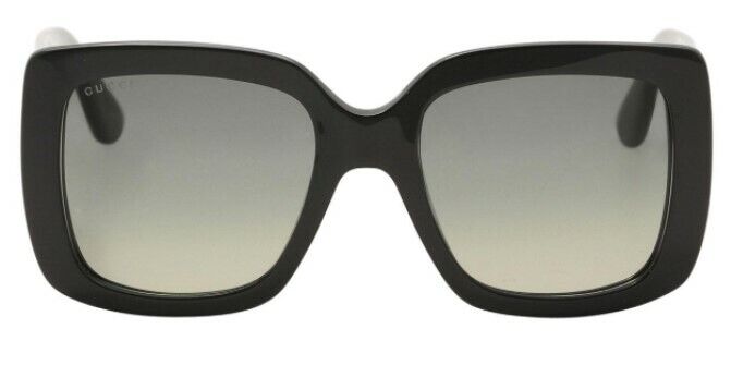 Gucci GG0141SN 001 Gradient Black/Gray Square Women Sunglasses