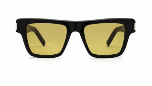 Saint Laurent SL 469 004 Black/yellow Rectangular Man Sunglasses