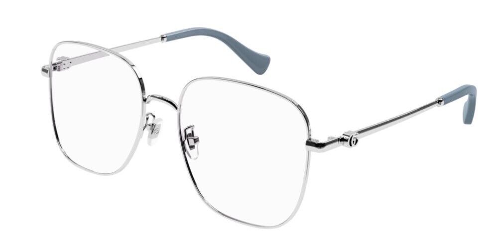 Gucci GG1144O 002 Silver Square Women's Eyeglasses