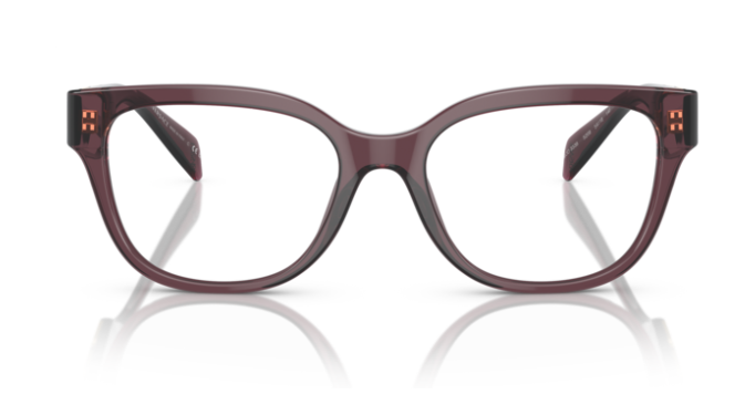 Versace 0VE3338 5209 Transparent violet Soft Square Eye Women's Eyeglasses