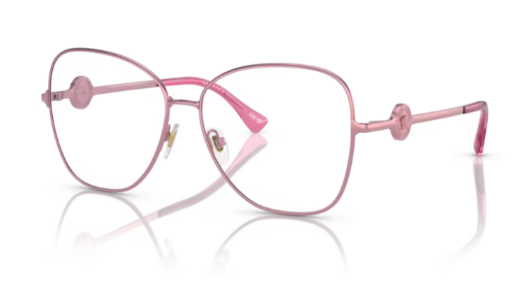Versace 0VE1289 1500 Metallized pink Square 57mm Women's Eyeglasses