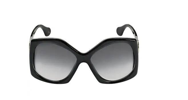 Gucci GG 0875S 001 Black/Gray Gradient Oversized Women's Sunglasses