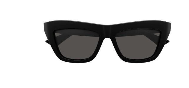 Bottega Veneta BV1121S 001 Black/Grey Cat Eye Unisex Sunglasses
