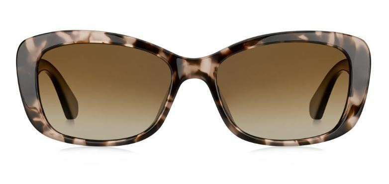 Kate Spade Claretta/P/S 0HT8/LA Pink Havana/Brown Polarized Sunglasses