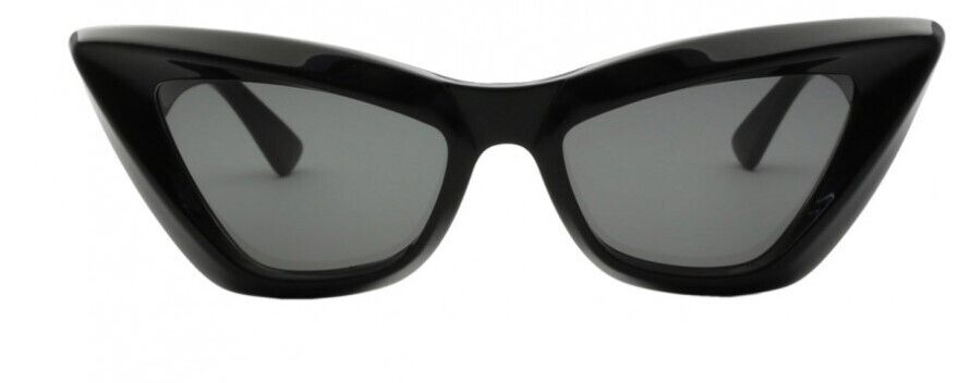 Bottega Veneta BV1101S 001 Black/Grey Cat Eye Women's Sunglasses