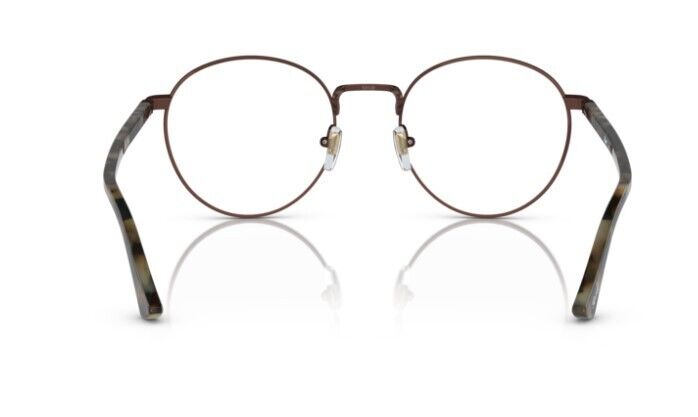 Persol 0PO1008V 1148 Brown/Brown tortoise Round Unisex Eyeglasses