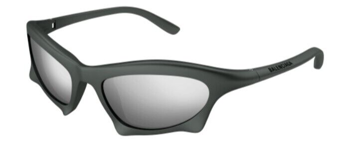 Balenciaga BB0229S-002 Gunmetal/Silver Men's Sunglasses