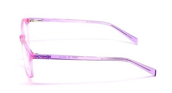 Puma PJ0031O 003 Pink-Violet Square Junior Full-Rim Eyeglasses