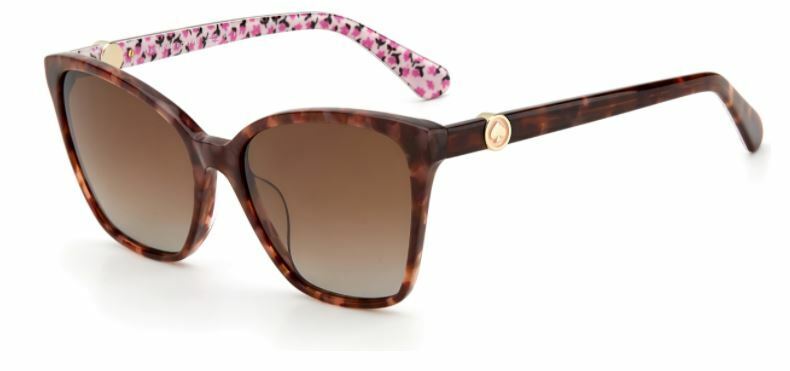 Kate Spade Amiyah/G/S 0086/LA Dark Havana/Brown Polarized Sunglasses