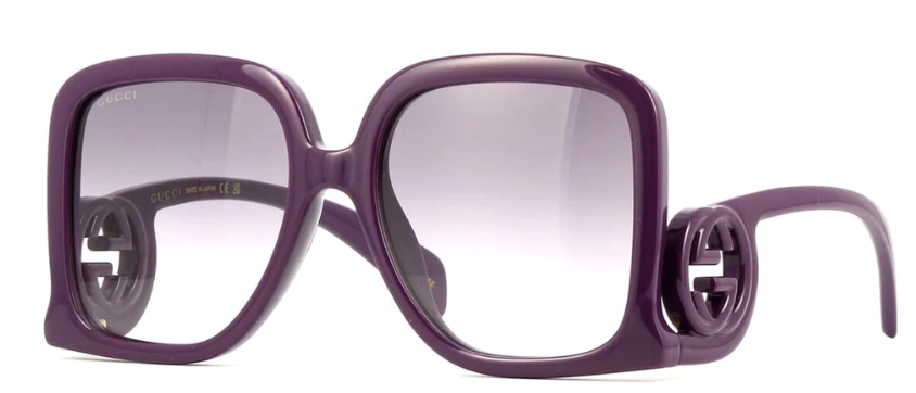 Gucci GG1326S 003 Voilet/Grey Gradient Square Women's Sunglasses