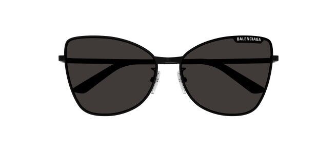 Balenciaga BB0278S 001 Black/Grey Cat Eye Women's Sunglasses