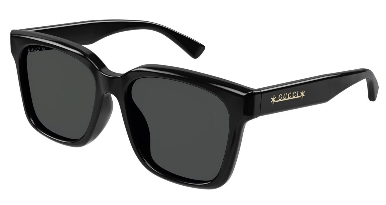 Gucci GG1175SK 001 Black/Grey Caravan Unisex Sunglasses