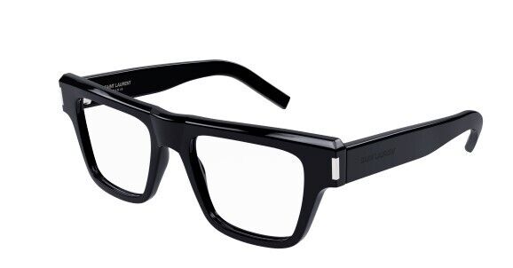 Saint Laurent SL 469 OPT 001 Black Square Men's Eyeglasses