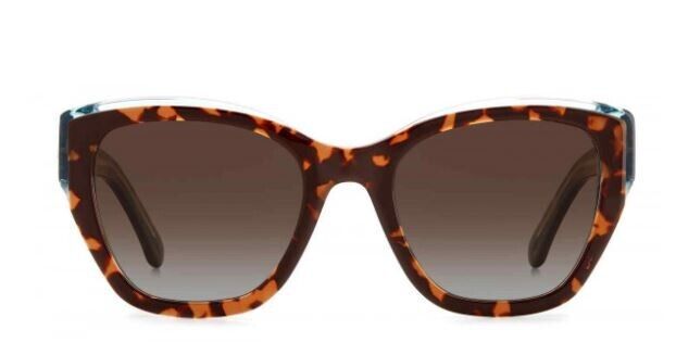 Kate Spade Yolanda/S 0086/LA Havana/Brown Gradient Polarized Women's Sunglasses