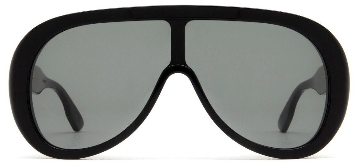Gucci GG 1370S 001 Black/Grey Shield Men's Sunglasses