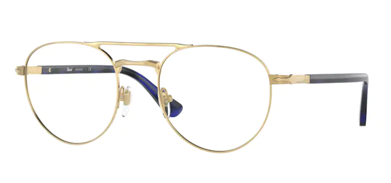 Persol 0PO2495V 1141 Gold/Blue Havana Unisex Eyeglasses