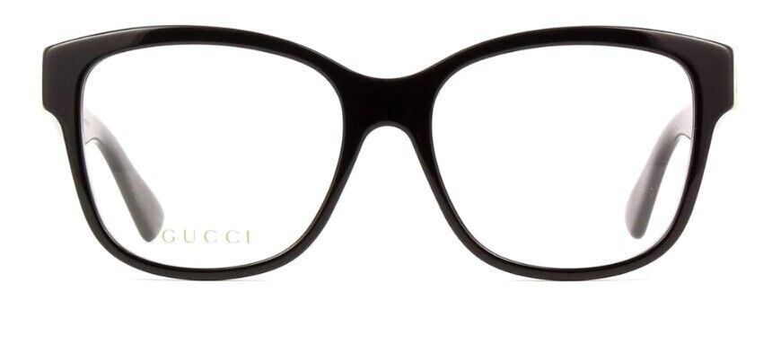 Gucci GG0038ON 001 Black Soft Square Women's Eyeglasses