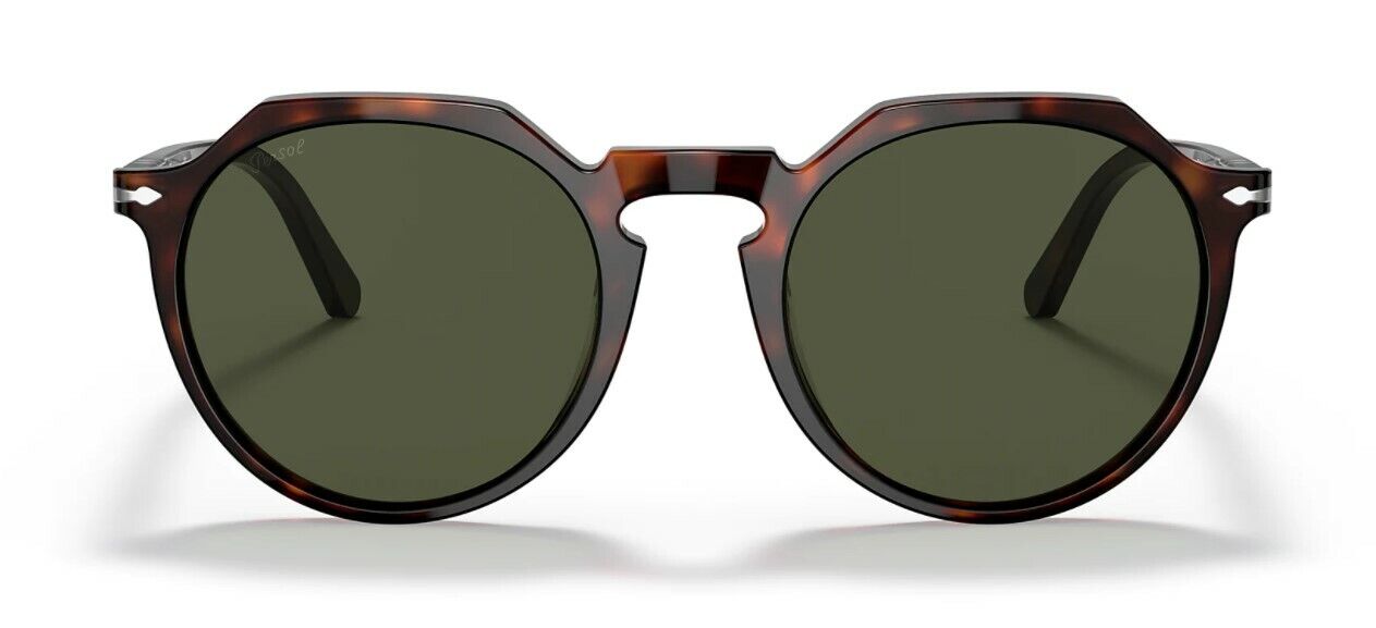 Persol 0PO 3281S 24/31 Havana/Green Unisex Sunglasses