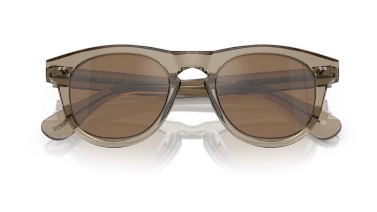 Oliver Peoples 0OV5509SU Rorke 1745G8 Sencha/Cognac Brown 47mm Round Sunglasses