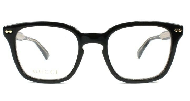 Gucci GG0184O 001 Black Square Unisex Eyeglasses