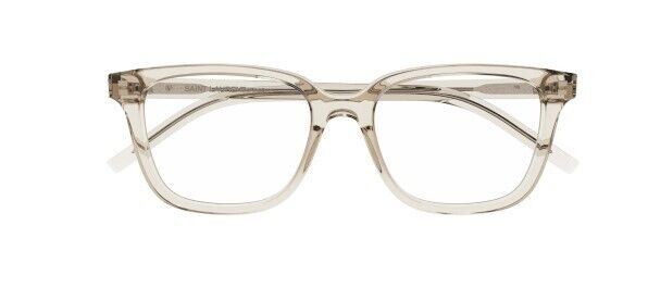 Saint Laurent SL M 110 008 Beige Square Women's Eyeglasses