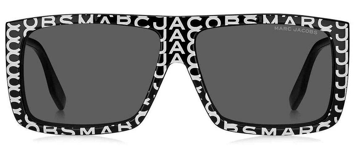 Marc Jacobs MARC-627/CS 003K-00 Black Rectangular Men's Eyeglasses With Clip-ons