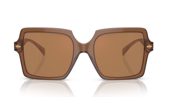 Versace 0VE4441 5028 O Transparent brown/ Brown Square Women's Sunglasses