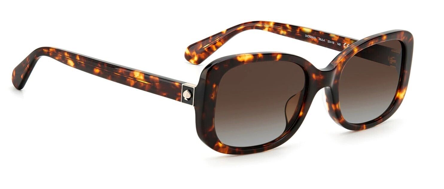 Kate Spade Dionna/S 006J/LA Gold Havana/Brown Gradient Polarized Sunglasses