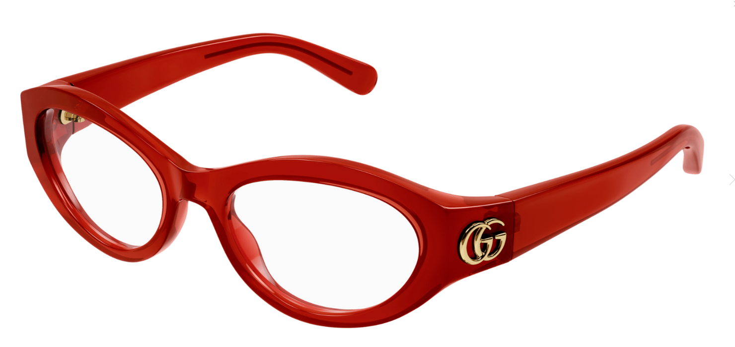 Gucci GG1405O 003 Red Cat Eye Women's Eyeglasses