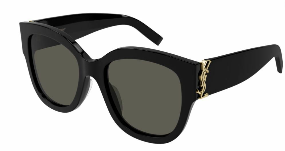 Saint Laurent SL M95/F-001 Black/Grey Oversize Square Women Sunglasses