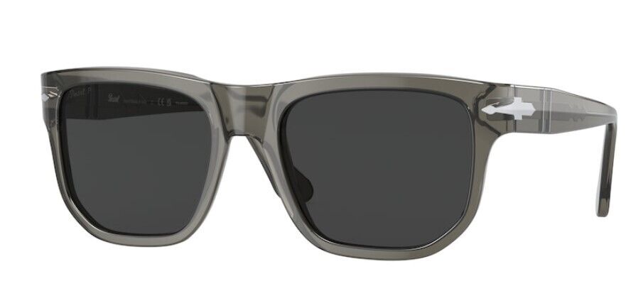Persol 0PO3306S 110348 Opal Smoke/Dark Grey Polarized Unisex Sunglasses