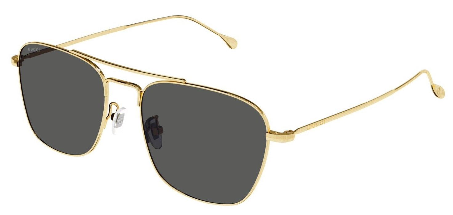 Gucci GG1183S 001 Gold/Grey Teardrop Men's Sunglasses