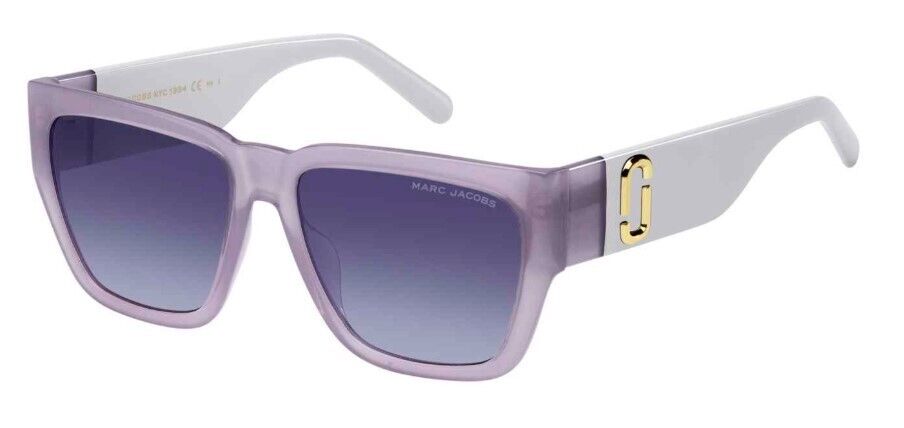 Marc Jacobs MARC-646/S 0B1P/DG Violet/Violet Shaded Rectangular Sunglasses