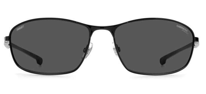 Carrera Carduc 006/S 0807/IR Black/Gray Rectangle Full-Rim Men's Sunglasses