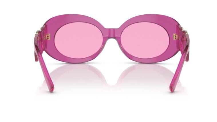 Versace 0VE4426BU 5334/5 Transparent fuxia/Fuchsia Oval Women's Sunglasses