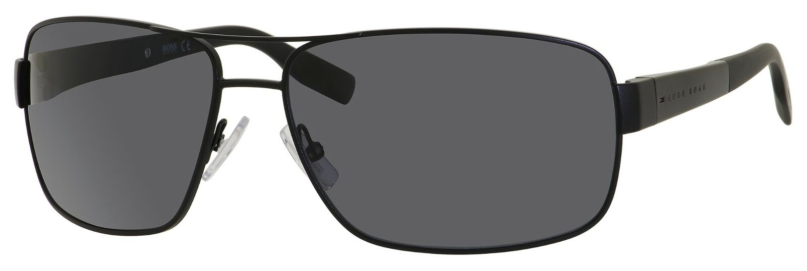 Boss 0521/S 0003/AH Matte Black/Gray Polarized Sunglasses