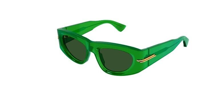 Bottega Veneta BV1144S 004 Green/Green Cat Eye Women's Sunglasses