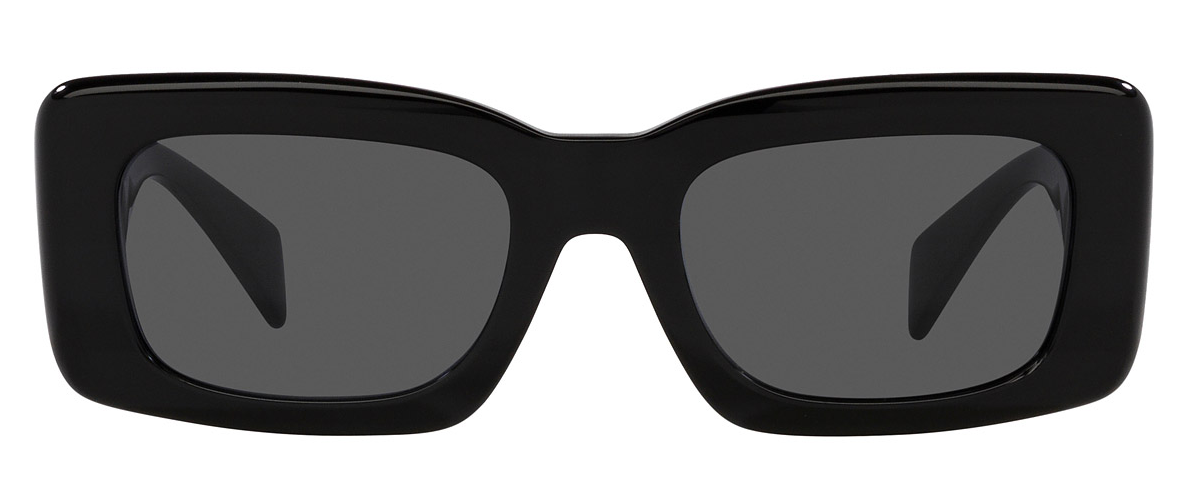 Versace VE4444U GB1/87 Black/Dark Grey Rectangular Women's Sunglasses