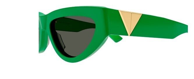 Bottega Veneta BV1176S 003 Green/Green Cat Eye Women's Sunglasses
