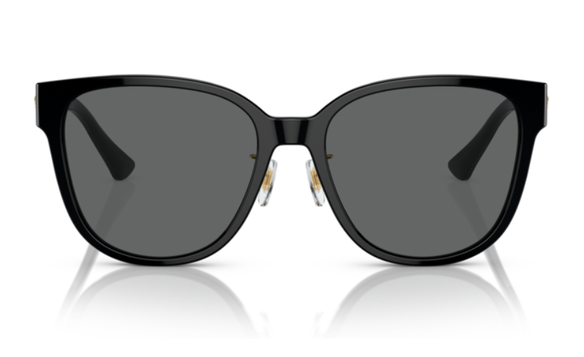 Versace 0VE4460D GB1/87 Black/Dark Grey Square Women's Sunglasses