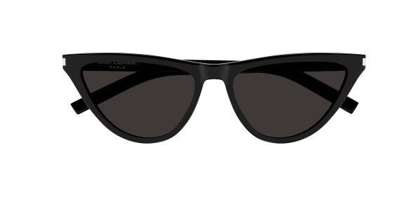 Saint Laurent SL 550 Slim 001 Black/Black Cat-Eye Women's Sunglasses